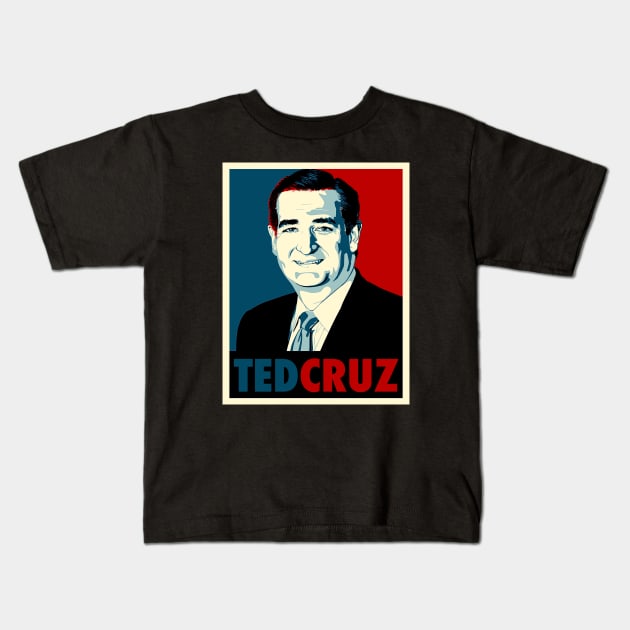 Ted Cruz Kids T-Shirt by ris kingdom